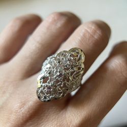 Italian Silver Sterling silver Italian Open Ring Jewelry