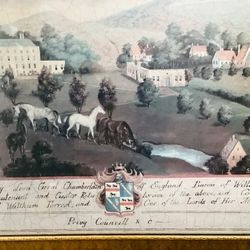 Fair Lawn County of Lincoln by S. Bender Privy Council 33"x28" Signed RARE Print