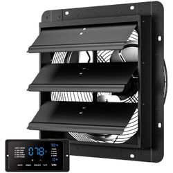 CAMMOO 14 Inch Exhaust Fan, 1000 CFM, with Temp Humidity and Speed Control