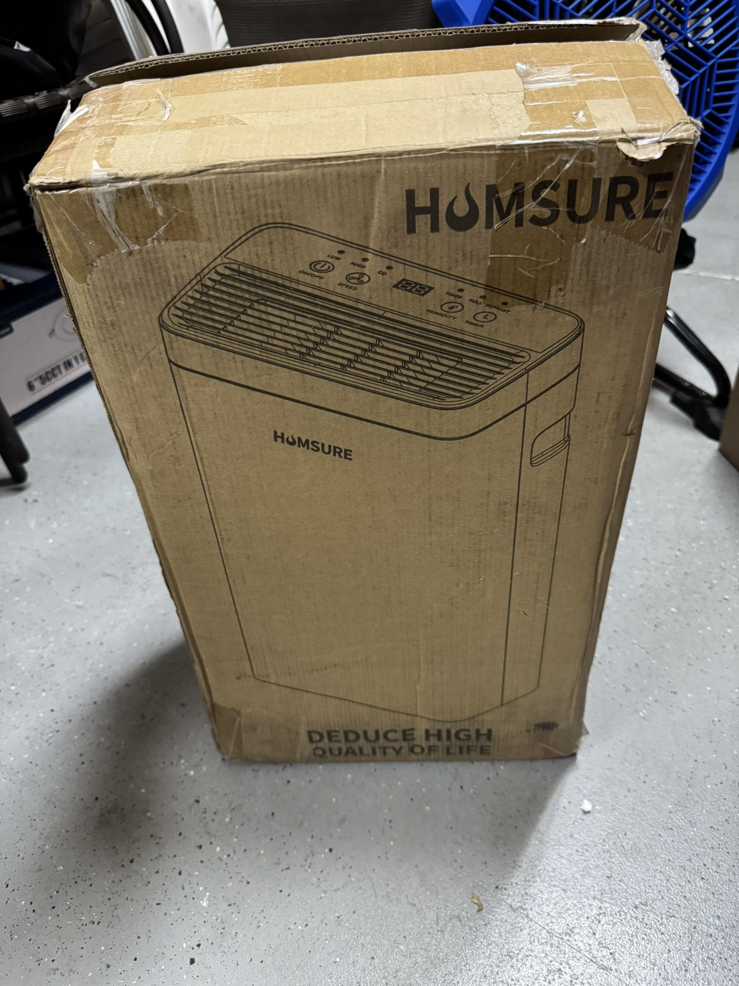 Humsure Dehumidifier 30 Pint 1500 Sq Ft, Dehumidifiers For Home, Dehumidifier With Drainage Hose In Basement Bathroom And Bedroom, Intelligent Humidit