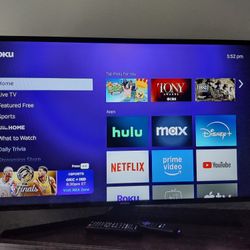 43" Samsung HD TV  with Roku Stick
