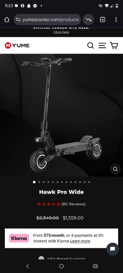 Yume Hawk Pro 750.00 Today Only