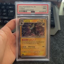 PSA 9 Luxray 