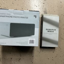Sharper Image, Smartphone, Printer, And Paper