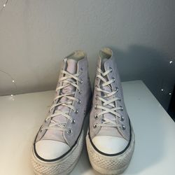 Purple Platform Converse