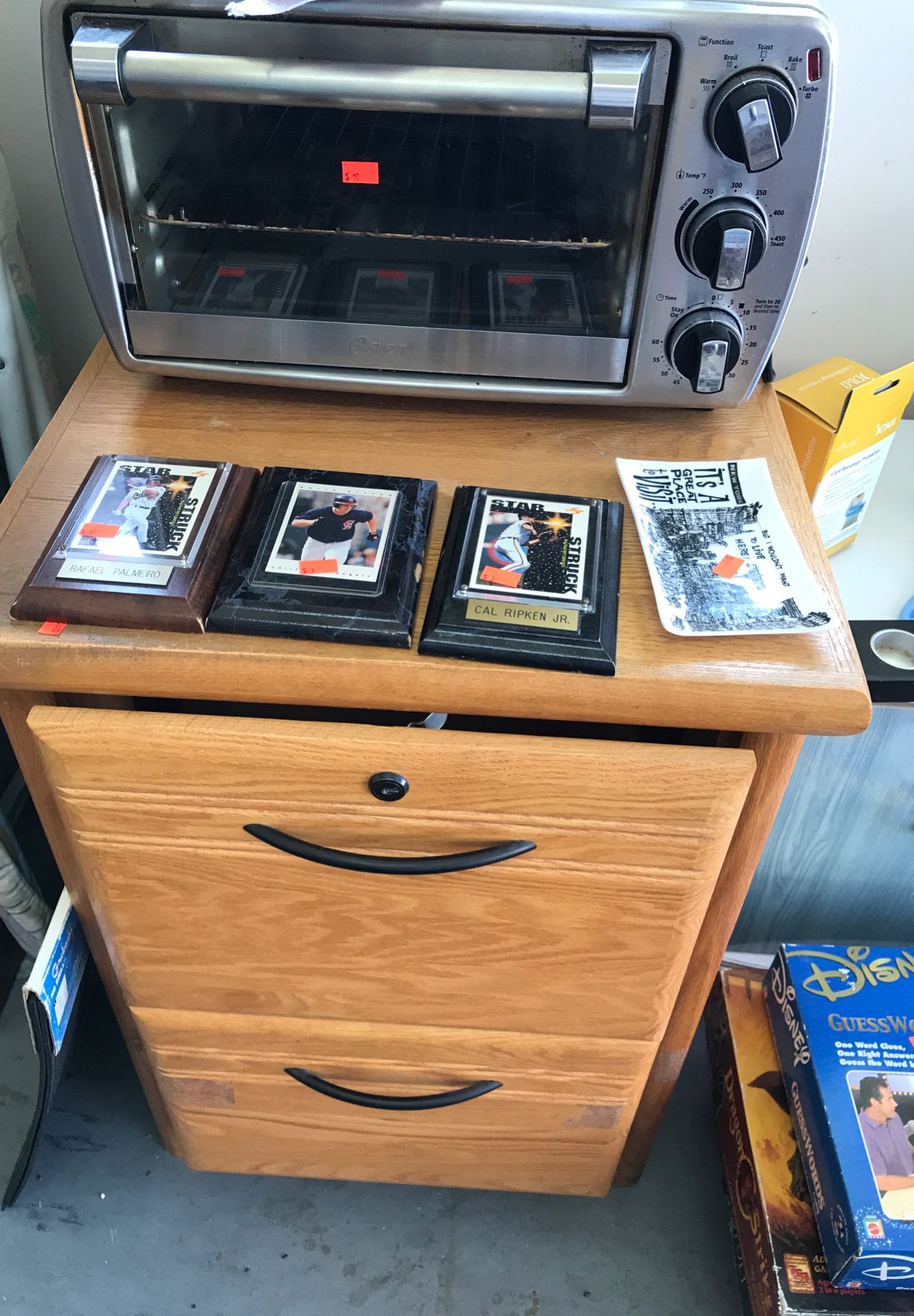 $5.00 Wood File Cabinet