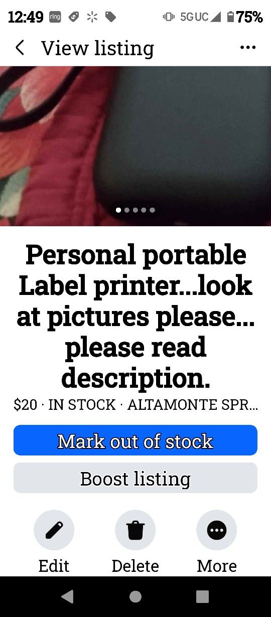 Personal Printer