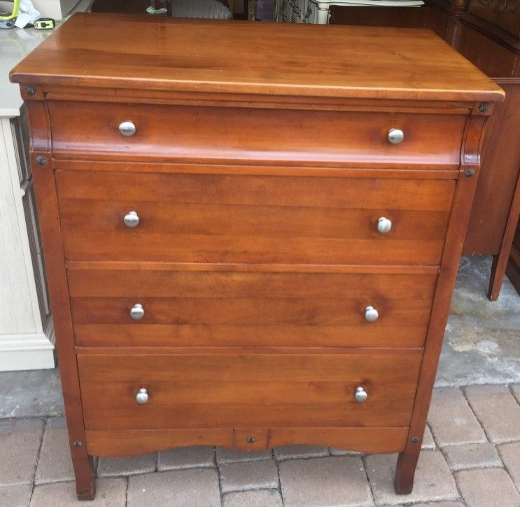 Antique wood dresser