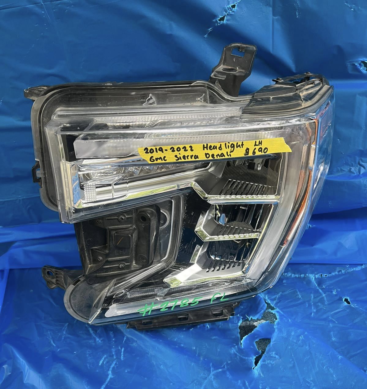 2019-2022 GMC Sierra Denali Headlight Left Side