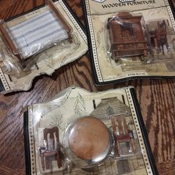 Wood Doll House Furniture 