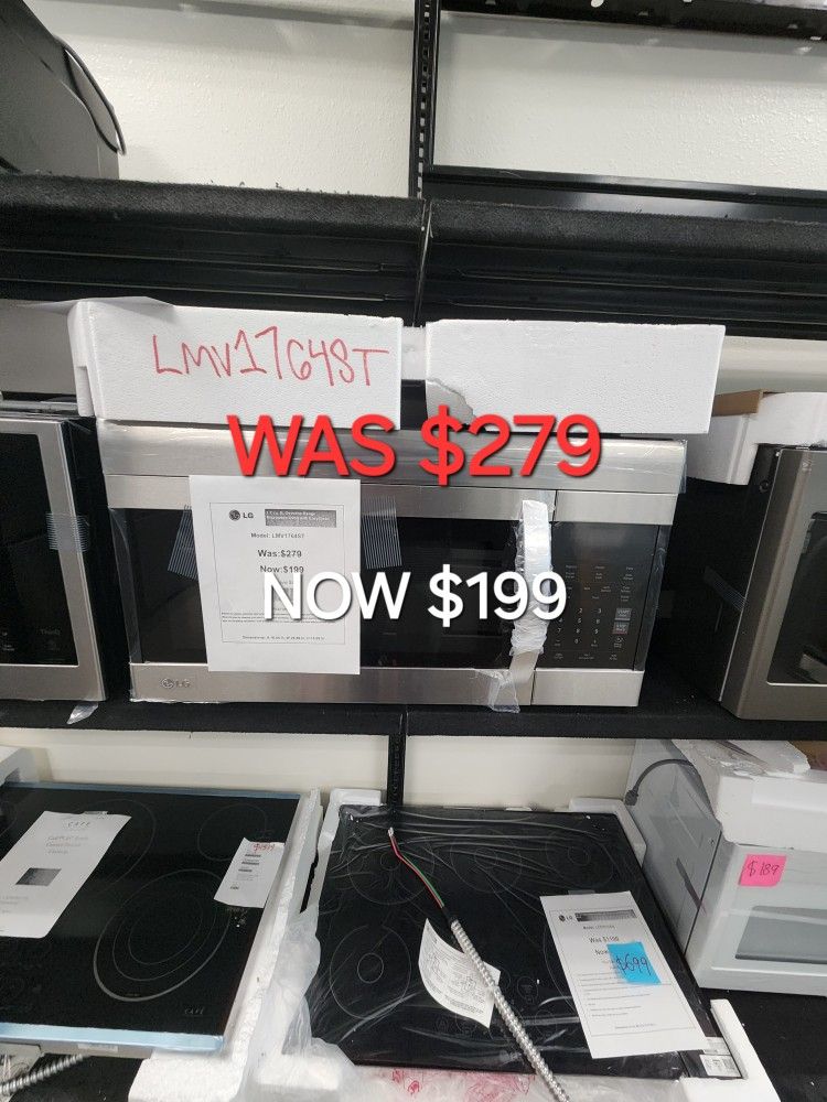 1.7 Cu. Ft. Over The Range Microwave Oven With Easy Clean