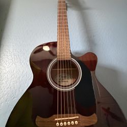 Fender FA-135CE All-Mahogany Concert Acoustic-Electric Guitar