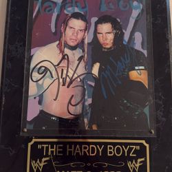 The Hardy Boyz autographed photo