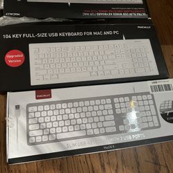 New Macally  Keyboard 2$