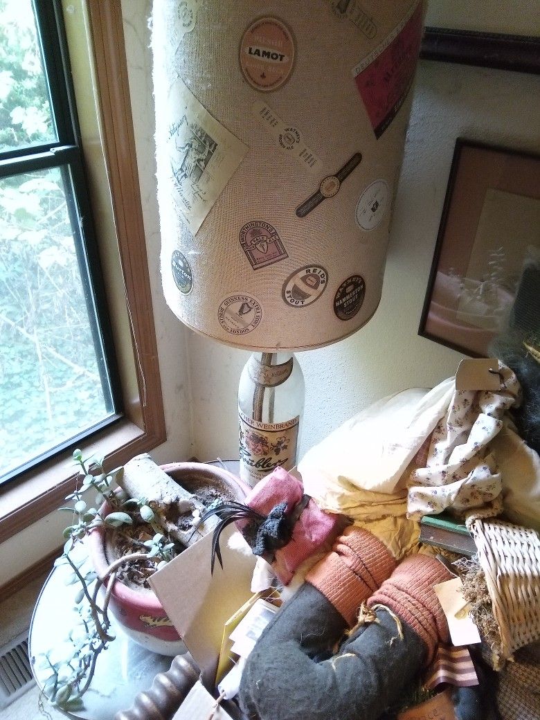 Wine Bottle Lamp