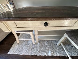 High top table with 6 chairs