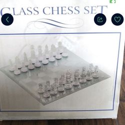 Glass Chess set