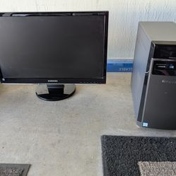 Home computer..HP printer..Samsung monitor. speakers