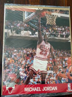Vintage Michael Jordan 8x10 NBA Hoops Photo