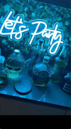 Let's Party LED Neon Sign