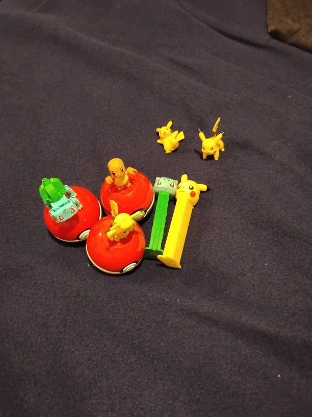 Pokemon Toys And Pez