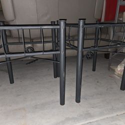 Wrought Iron And Glass Top Tables