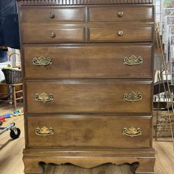 Solid wood, vintage dresser