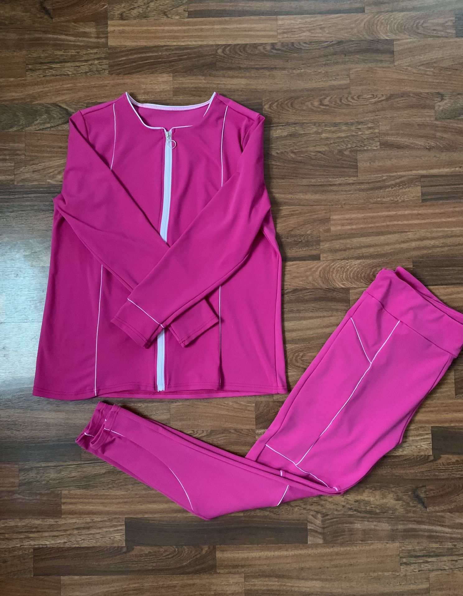 Body Instinct 2X Pink Jumpsuit W Stretch