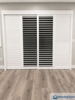 Interior Shutters Bypass Bifold Full Height 909‑681‑7003