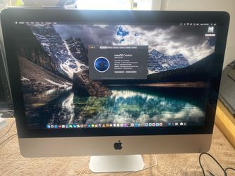 Apple iMac 21.5” 2012 with keyboard and mouse