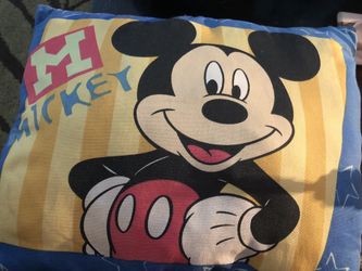 Vintage Disney Mickey Mouse Throw Pillow