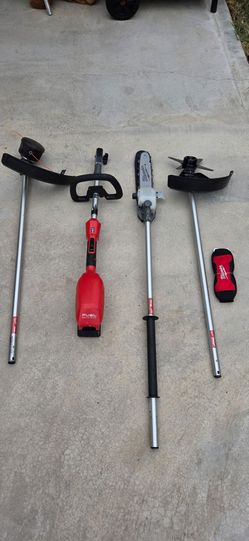 M18 FUEL 18V 16 in. Brushless Cordless Battery Powered QUIK-LOK String Trimmer w/ Pole Saw, Brush Cutter