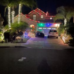 Christmas Xmas Holiday Lighting Instal