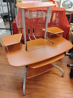 Office Desk with Shelves