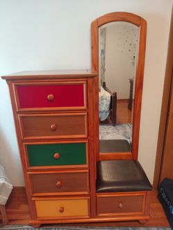Dresser, desk and more