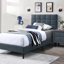 Twin Size Bed Frame Mattress Included Brand New Delivery Available.    Cama Twin Col Colchon Incluido 