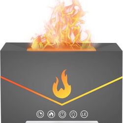 Flame Diffuser Humidifier, Fireplace Humidifier, Durmmur e Fire Air Aroma Diffus