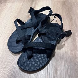 Chaco Z / Cloud 2 Black Adjustable Strap Cushioned Women's Sandals sz 8