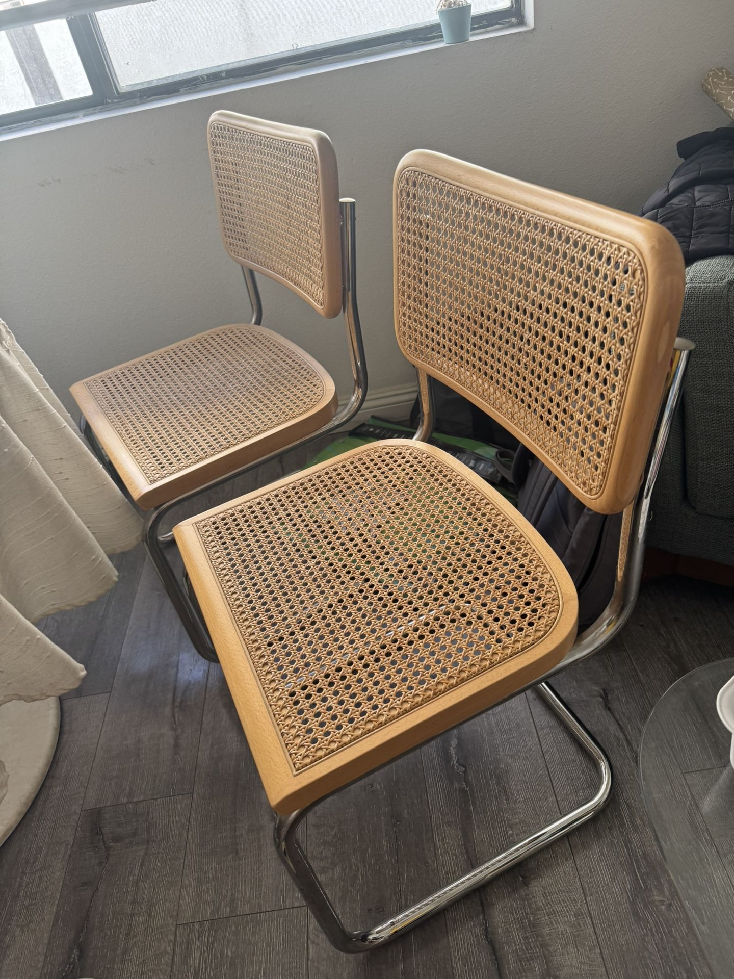 Breuer Chair Company Cesca Cane Dining Chair Set Of 2