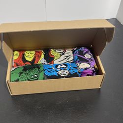 5 pack  Avengers socks size 10-13 (2 Available)