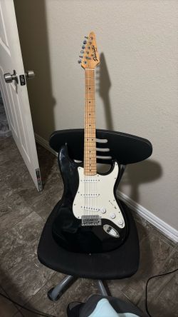 black fender strat
