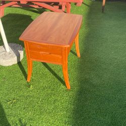 Mid Century Vedjle Stole Mobelfabrik Solid Cherry End Table