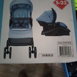 Stroller and  car sit 