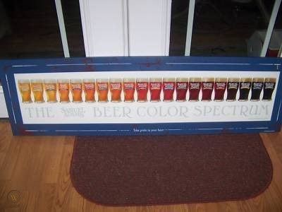 SAM ADAMS BEER COLOR SPECTRUM FRAMED SIGN NEW IN BOX