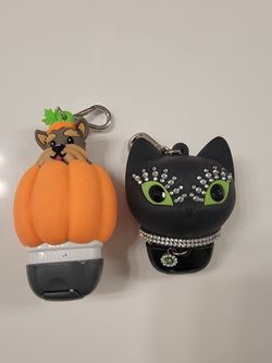 Bath & Body Works Halloween Hand Sanitizer Holders Set of 2