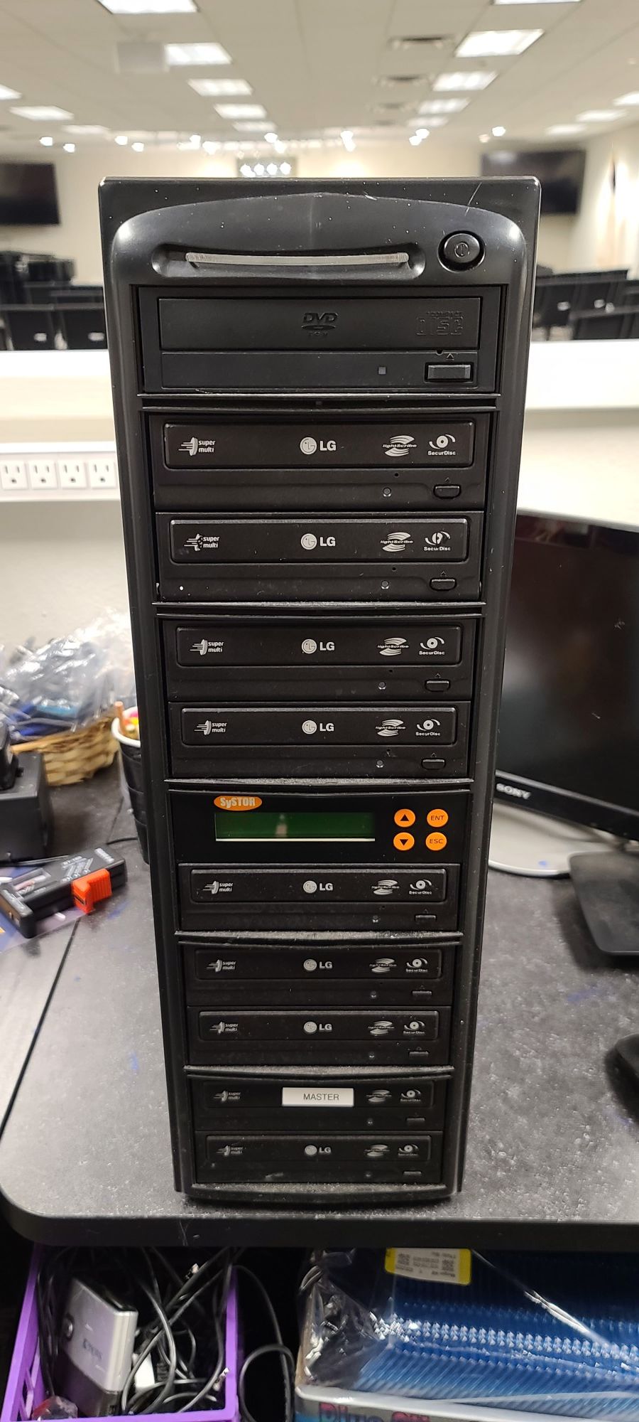 systor cd burner 10 cd burner slot