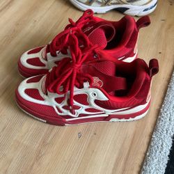 Red Louis Vuitton Sneaker 