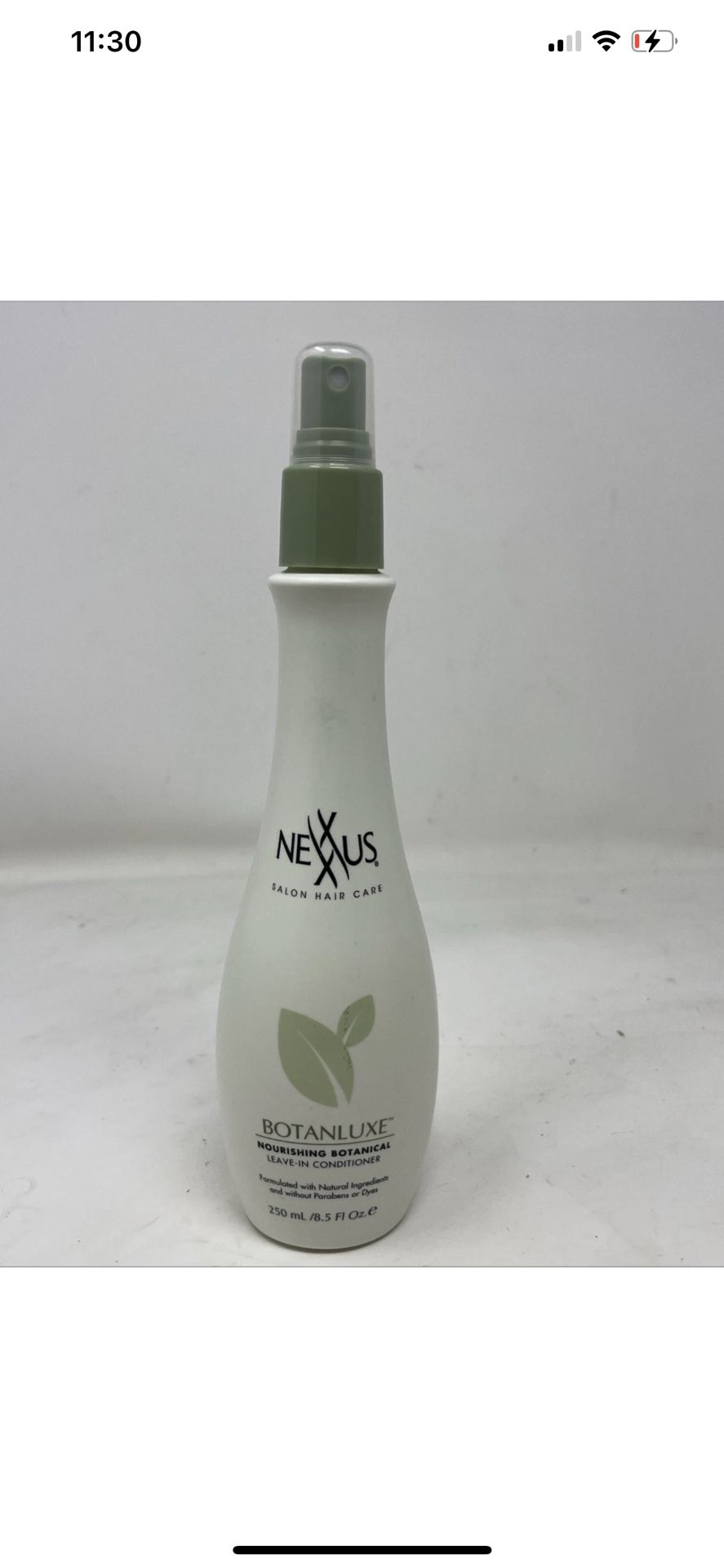 NEW Nexxus BOTANLUXE Nourishing Botanical LEAVE IN CONDITIONER Spray 8.5 oz
