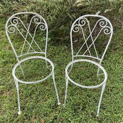 Wrought Iron Small Bistro Dining Set