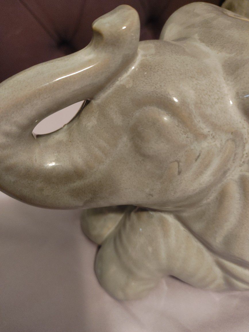 Ceramic Elephant Planter LN